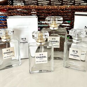 Chanel N°5  Empty Bottles Bundle